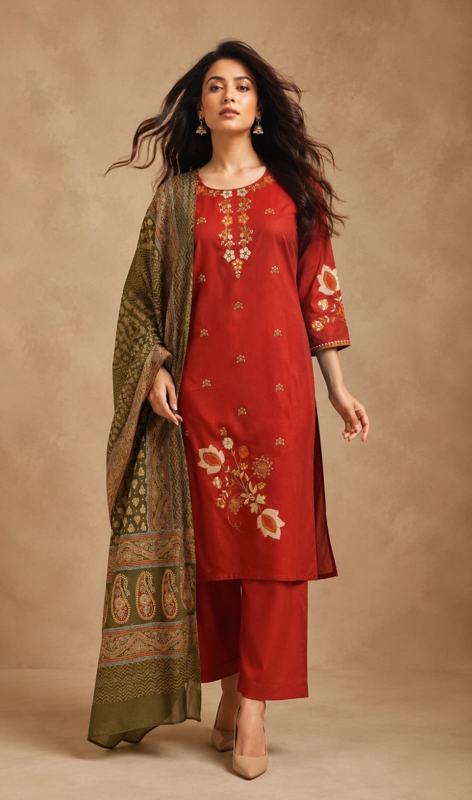 Red Kurti